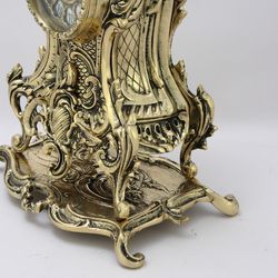 Bello De Bronze Часы Долфин каминные, золото