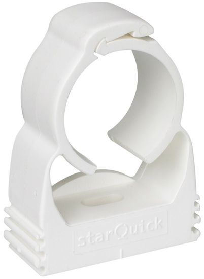 Хомут Walraven BIS starQuick для труб 28-32 мм cамозащёлкивающийся белый (арт. 0855031)