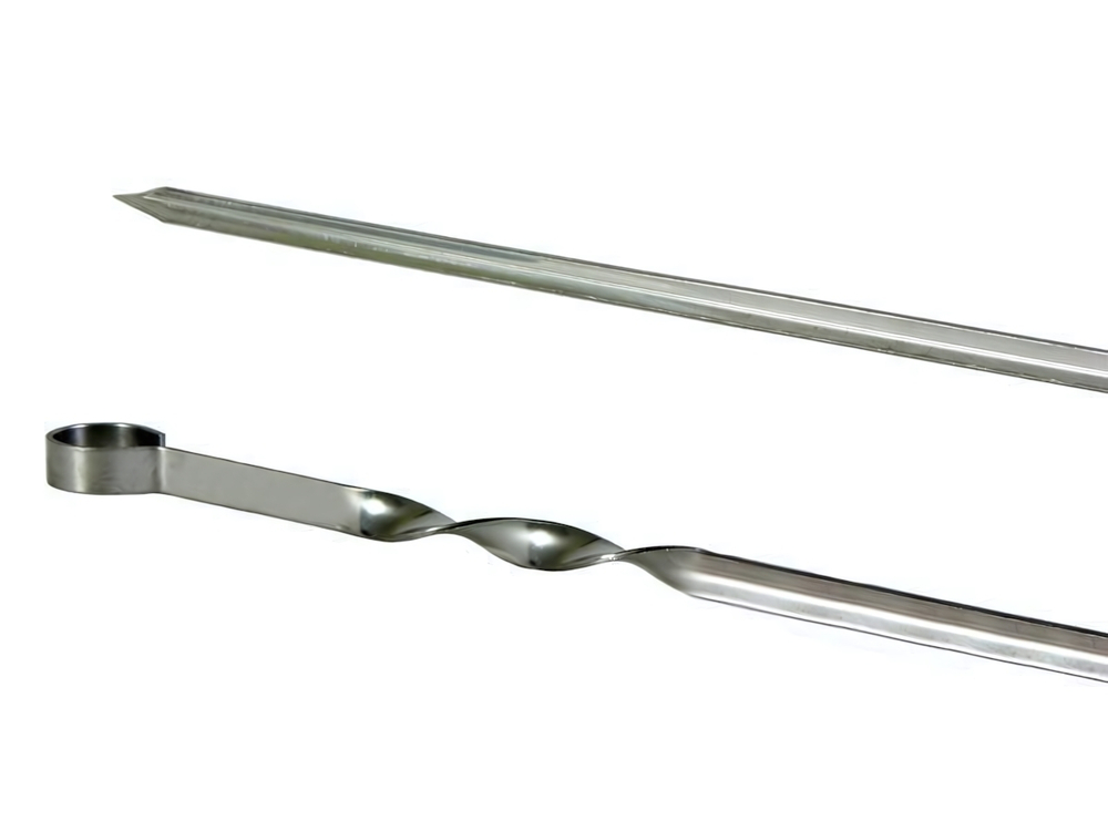 Шампур угловой 450*10*1,5мм нерж