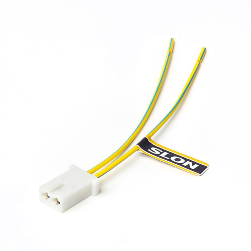 Колодка с проводом разъем мама 2х-контактная 2,8