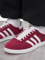 B41645 Кеды Adidas Gazelle Burgundy Premium