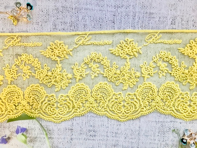 Вышивка на сетке, ш. 11,5 см