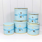 Коробка 22.5х19.5 см Набор 5 шт "Flowers For You" (Голубой)