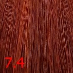 Крем-краска для волос Оттенок 7.4 Натуральный медный блондин KEEN XXL Colour Cream Mittelblond Kupfer 100мл