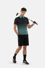 Мужское поло HYDROGEN GEOMETRIC DEGRADE’ TECH POLO (GL0005)