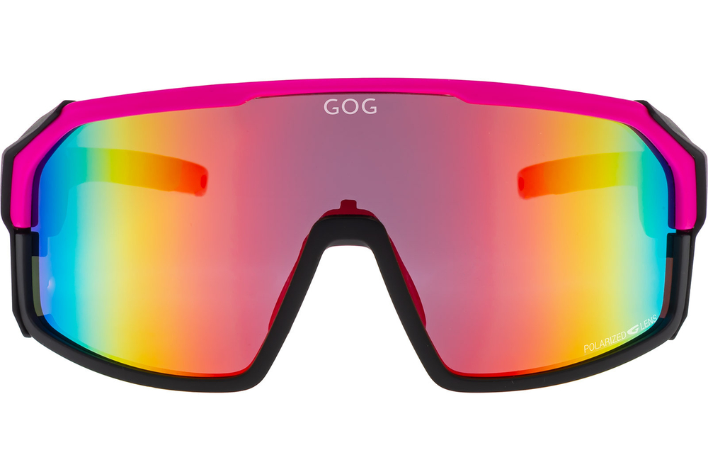 Спортивные очки GOG Annapurna / Matt Neon Pink-Black / Polarized Red Lens
