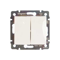Legrand выключатель 4405 с рамкой 2 белый