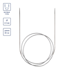 Спицы круговые сталь d 2.0 мм 80 см 1 шт с металлической леской GAMMA MKG