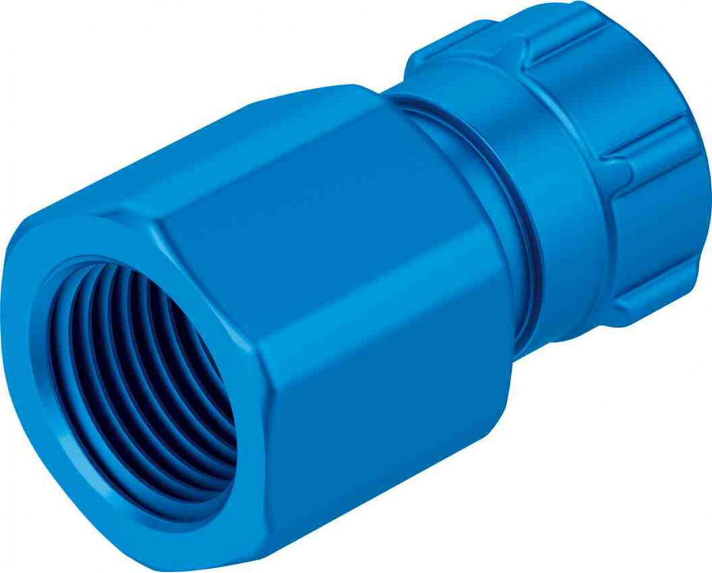 Штуцер ниппельный с накидной гайкой Festo ACK-1/8-PK-4 (комплект 10 шт)