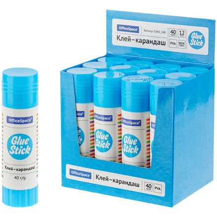 Клей-карандаш 40г. Спейс, 1шт.