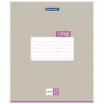 Тетрадь 12 л. BRAUBERG, линия, обложка картон, ТОЧКИ, 103027, 5шт