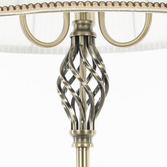 CL402930T Вена Бронза+Белый Торшер со столиком