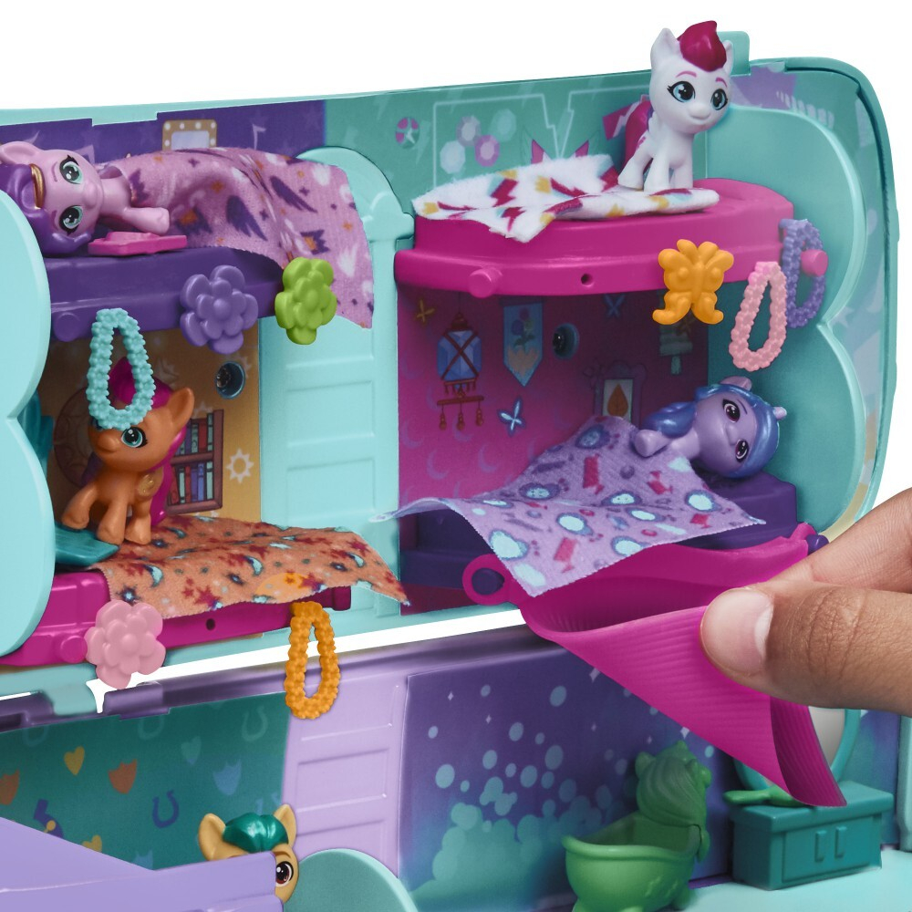 My Little Pony - Мини мир Волшебный автобус пони набор + 5 фигурок F7650 / артикул   F7650  / GTIN 5010994199197