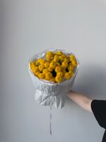 Букет из хризантемы в желтом оттенке 5 шт