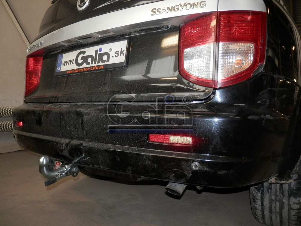 Фаркоп оцинкованный Galia S1096A для SSANG-YONG KYRON 2005-(паспорт и сертификат в комплекте)(без электрики)