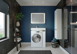 Тумба под раковину с фасадом AQUATON Лондри 20