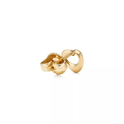 Серьги из жёлтого золота , Tiffany ,Open Heart 7 mm 💠Единственные в наличии
