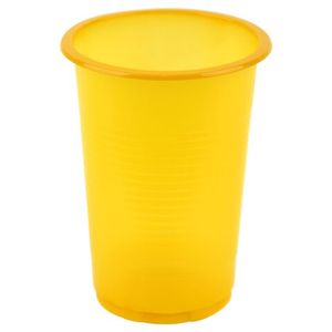 Стакан Фопос ЖЕЛТЫЙ 200 мл 100 шт/упак 30 упак/кор