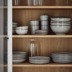 Глубокая тарелка IKEA GLADELIG (ГЛАДЕЛИГ), Серый, 21 см