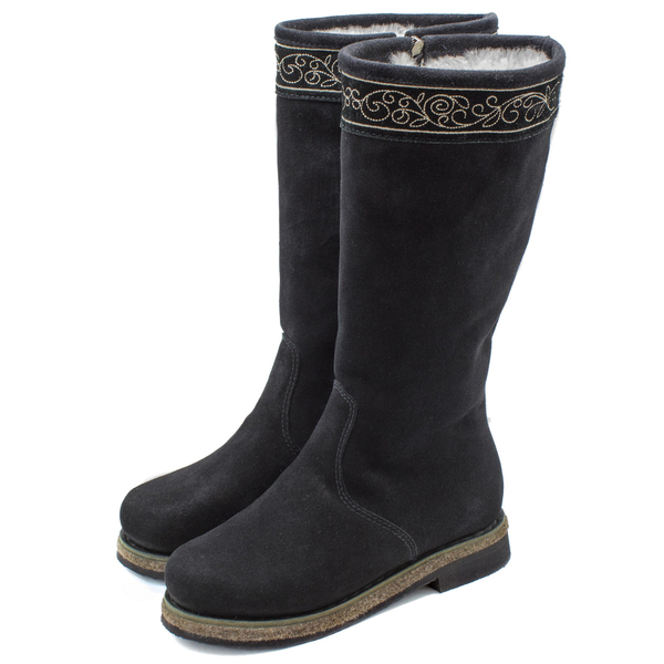 Унты женские из замши