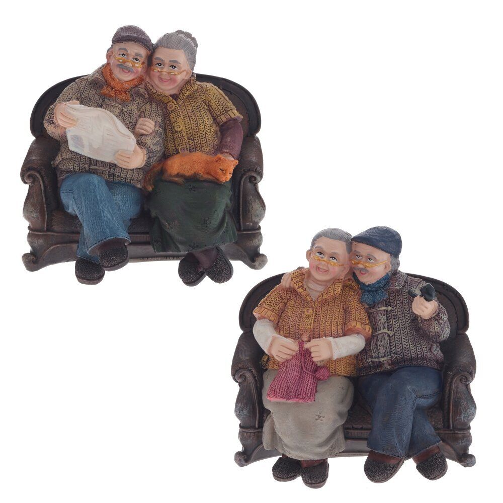 GAEM Копилка "Бабушка с дедушкой", L15 W12 H14 см, 2в.