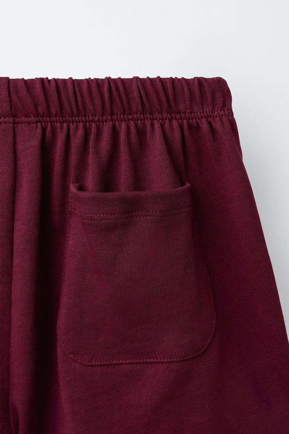 ZARA БАЗОВЫЕ ШОРТЫ, БУРГУНДИ