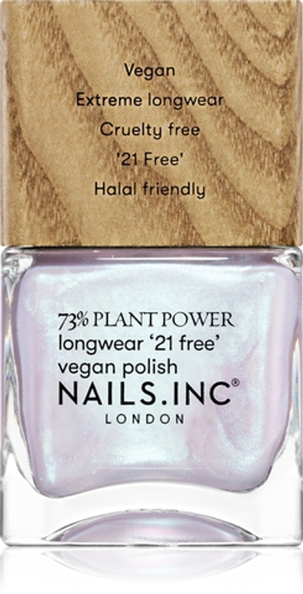 Nails Inc. Plant Power - Долговременный лак для ногтей оттенок Eco Glow, 14 ml