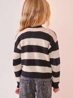 Кардиган для девочки Next Q87-995, Черный, Кремовый