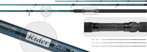 Удилище штекерное стекло фид. 3 колена S Master 1827 Rider Feeder (20-40-60) 3,6 м в тубусе
