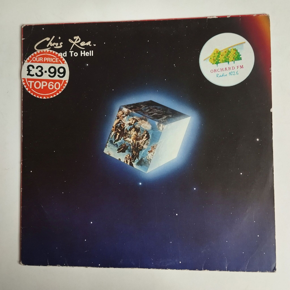 Винтажная виниловая пластинка LP Chris Rea The Road To Hell (Germany 1989)