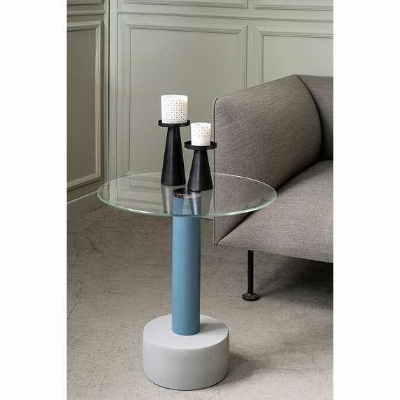 Столик кофейный Hem, Ø48 см, синий