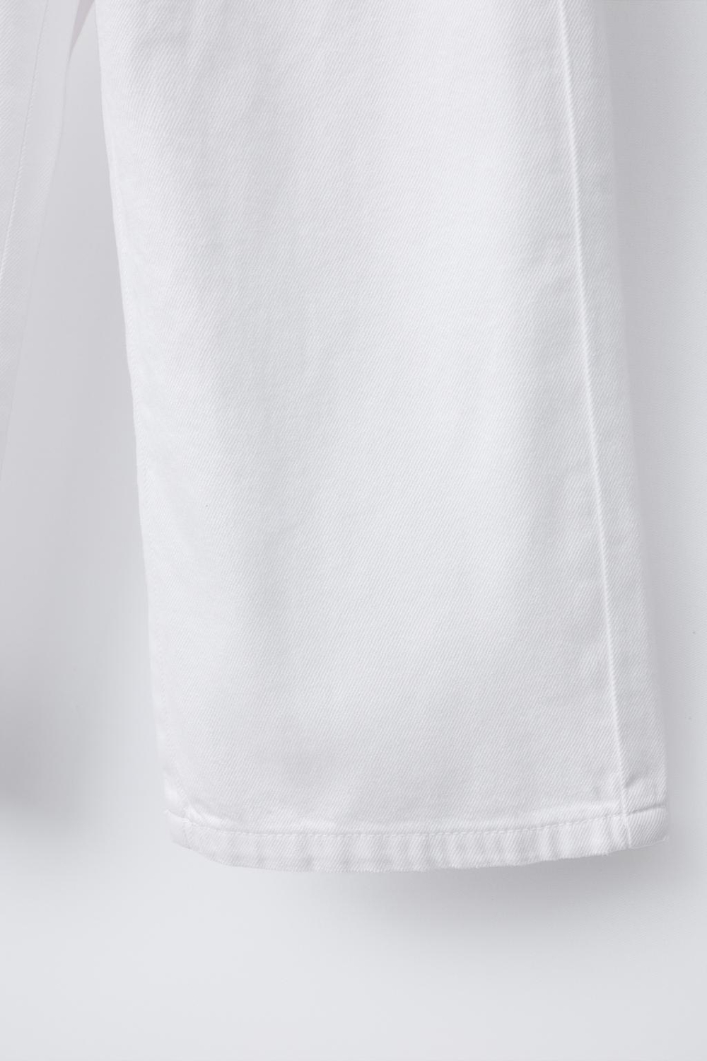 Джинсы wide leg со шнурками