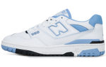 New Balance NB 550 Trend Anti-Slip Low Help Retro Basketball Shoes White and Blue