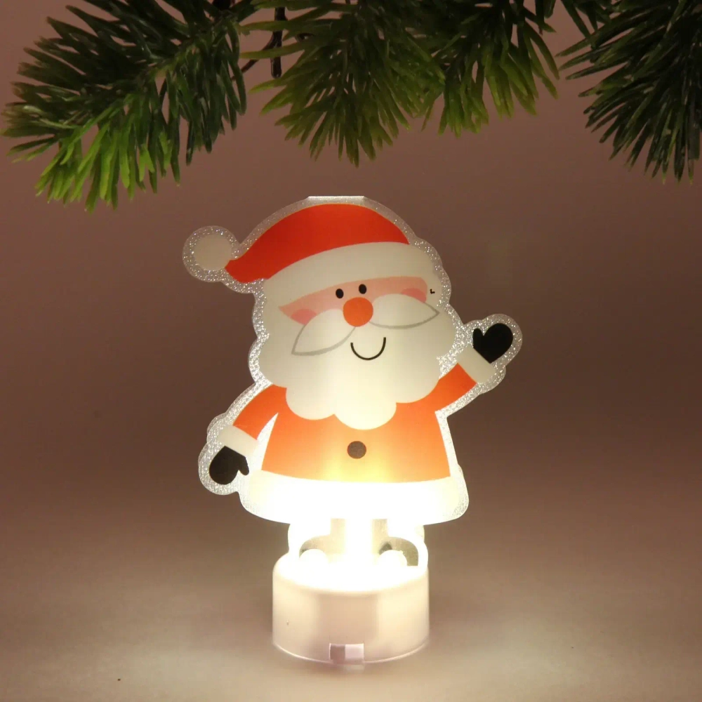 Сувенир с подсветкой «Привет от Деда Мороза» 10,5*7,5 см