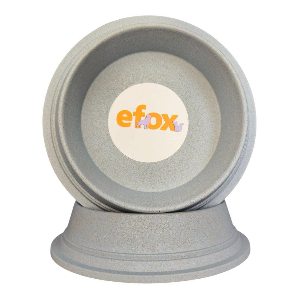 Миска "efox" для питомцев из бамбука, форма конус