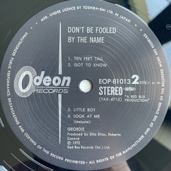 Винтажная виниловая пластинка LP Geordie Don't Be Fooled By The Name (Japan 1974) (No Obi) House Of The Rising Sun