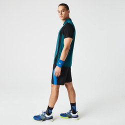 Мужское теннисное поло Lacoste Polo Men - Petrol, Black