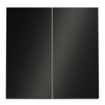 Клавиши для выключателя/переключателя двухклавишного, S70 Metal (антрацит)