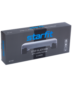 Степ-платформа фиксирующаяся SP-103 67,5х28,5х15 см, 2-х уровневая