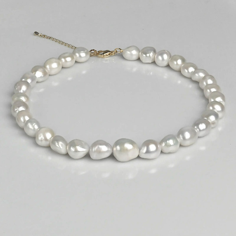 Ожерелье из 30 барочных жемчужин