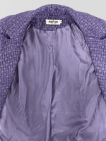 Пиджак Podium твидовый двубортный с крупными золотыми пуговицами