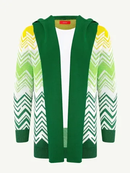 Кардиган с капюшоном