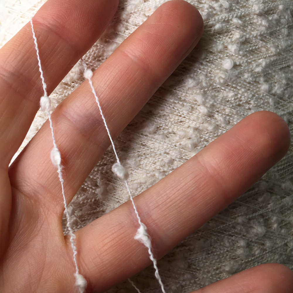 SOFTY - Lineapiu' S.p.A.; 78% хлопок, 21% п/а, 1% эластан; 750м/100гр; col. B1001, цвет: белый, молочный.