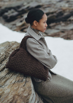 POLENE СУМКА NUMERO NEUF LARGE, КОРИЧНЕВЫЙ