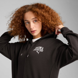 Толстовка женская PUMA CLASS Relaxed Full-Zip Hoodie TR