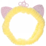 Повязка на голову «Beauty Mapafet- Принцесса», цвет розовый, голубой, сиреневый и серый, 20*6см (упаковка белый ZIP пакет)