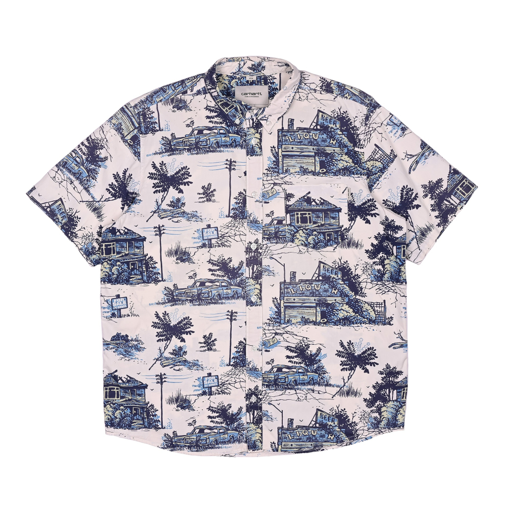 Хлопковая гавайская рубашка от Carhartt, XL
