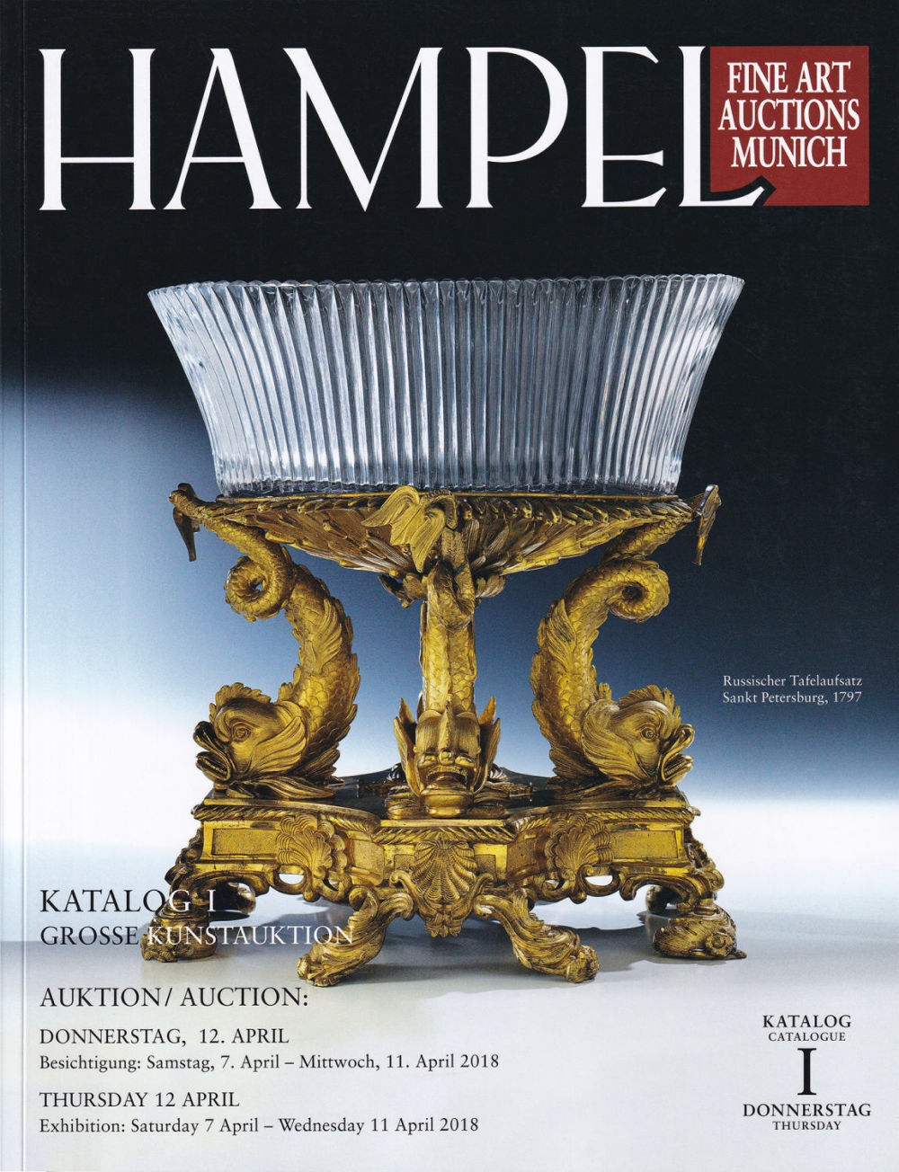 Каталог аукциона Hampel, Мюнхен, Большой аукцион искусства от 12 апреля 2018 года