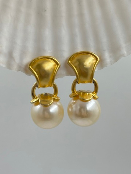 Клипсы трансформеры с «жемчужными» подвесками