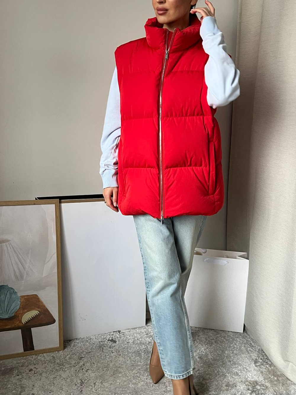Пуховый жилет 12storeez, xl